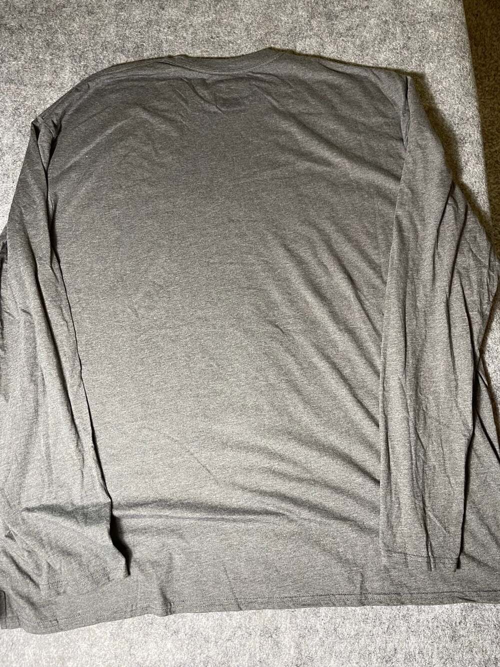 New York Mets Team Lockup Long Sleeve T-Shirt - Charcoal - 4X - Picture 3 of 4